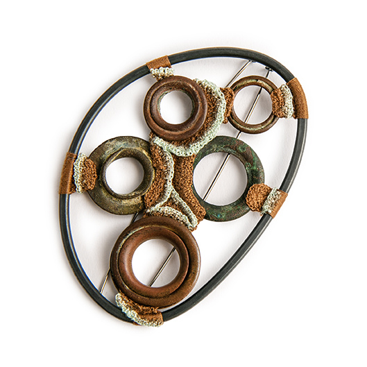 Found Objects & Silver Brooch