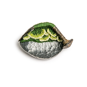 Mudlarked Nail Brooch
